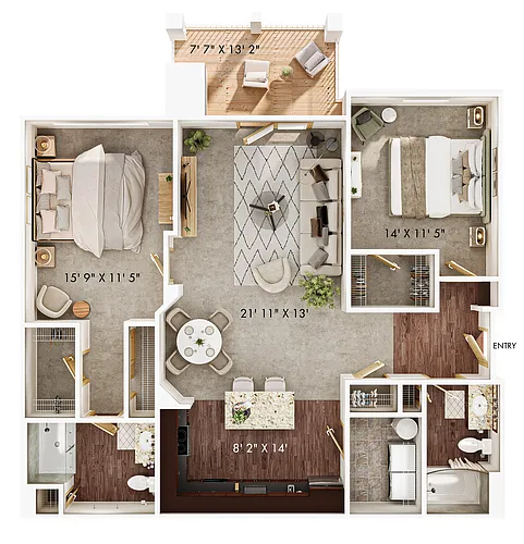 Floor plan Lusco