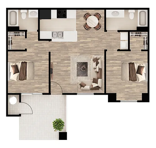 Floor plan Mesquite