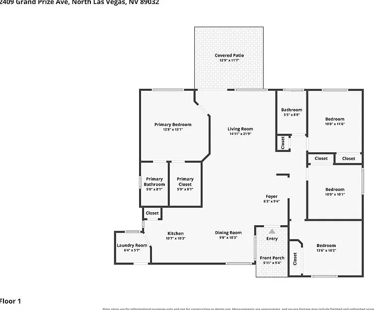 4 bed, 2.0 bath, 1342 sqft, $2,110 — Photo 2