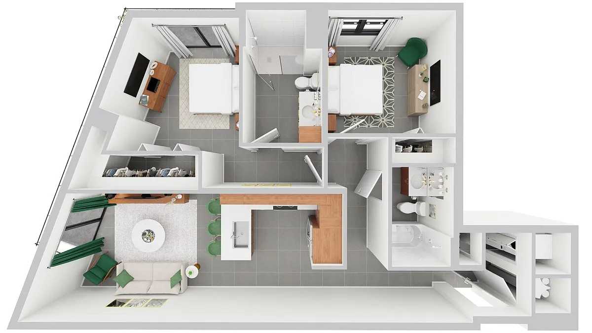 Floor plan B6