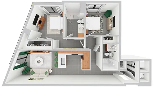 Floor plan B6