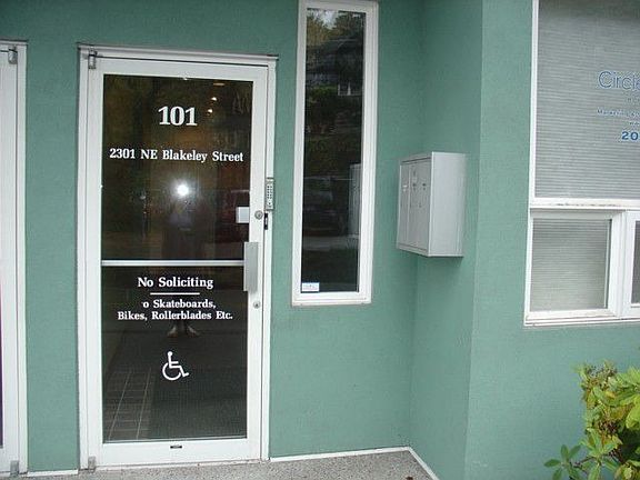 Your front door entry.