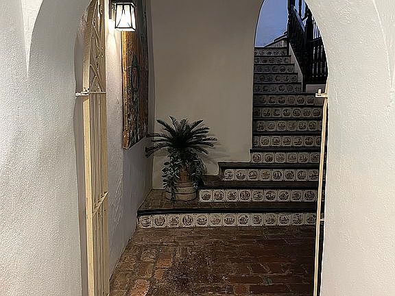 Entry foyer of building