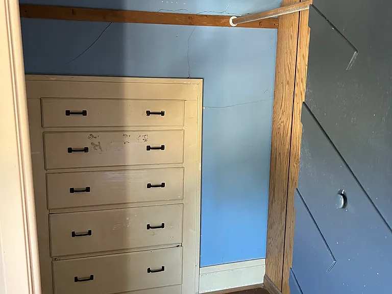 Master bedroom- one of two closets