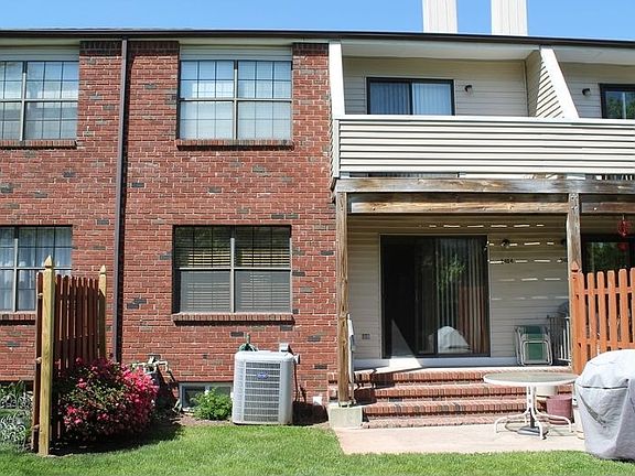 Back patio and private deck from master bedroom