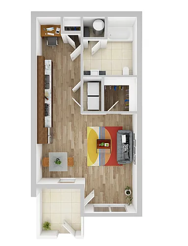 Floor plan Studio