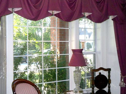 French windows looking out on a quiet street