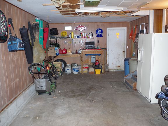 Large, single car garage