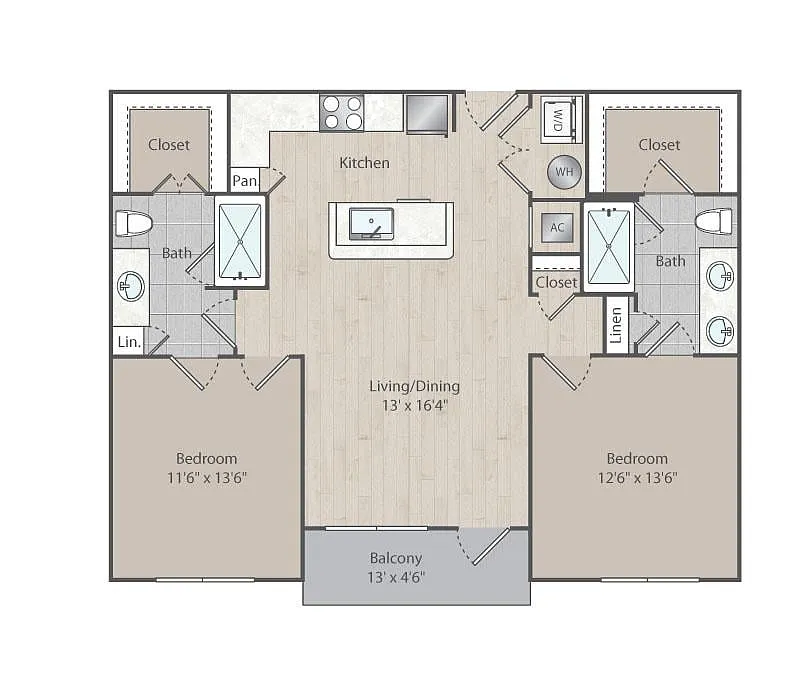 Floor plan B1A