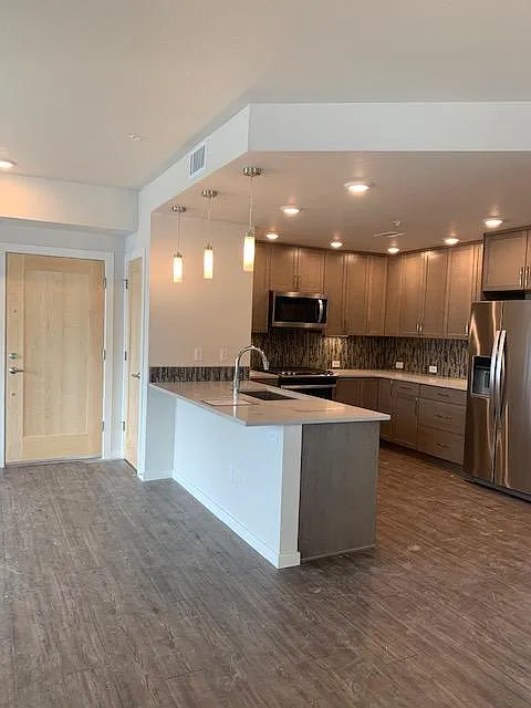 Front door, Kitchen