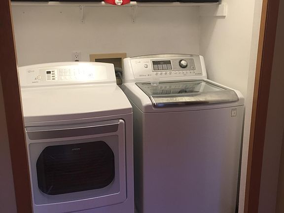 In unit washer and dryer