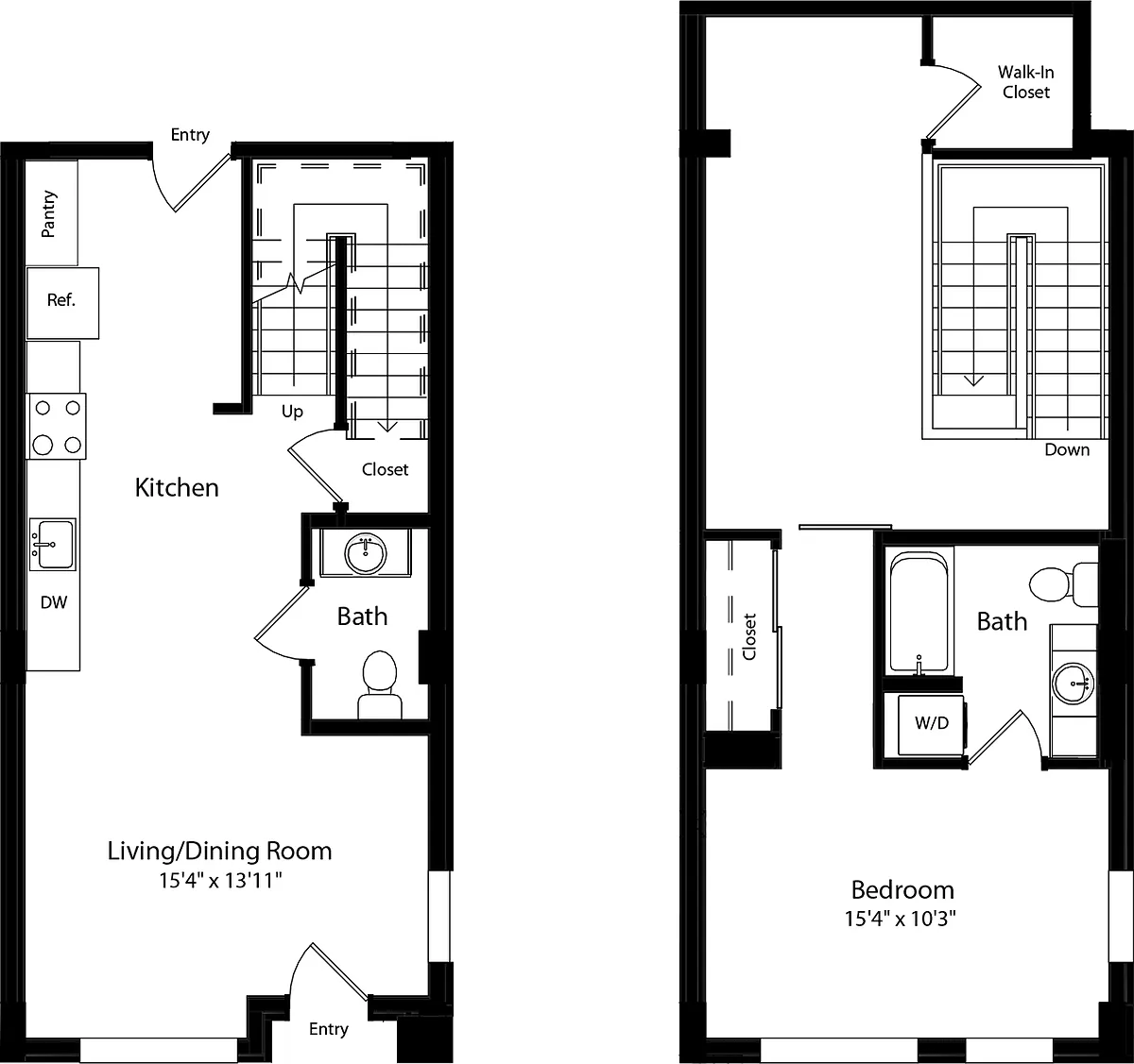 Floor plan TH1.1