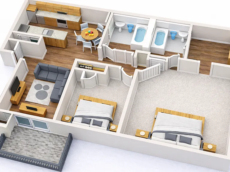 2C - 881sqft 2C - 881sqft