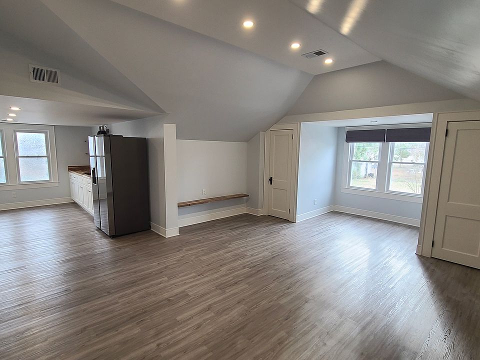 Living Room with two large closets.