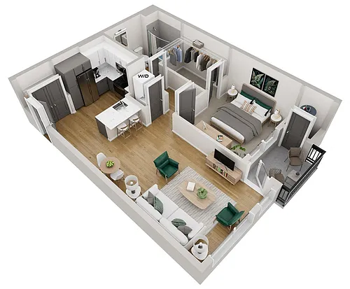 Floor plan Prairie | 1
