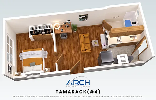 Floor plan Tamarack