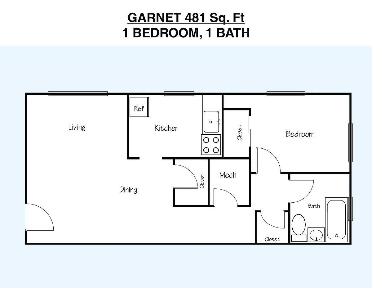 Floor plan Garnet