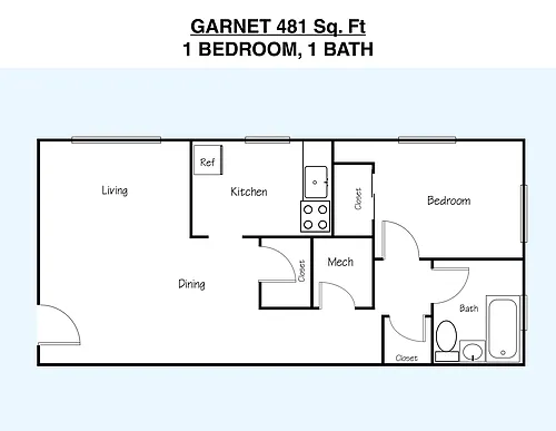 Floor plan Garnet