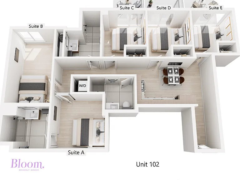 Bloom Beverly Grove - Premium Co-Living — Photo 26