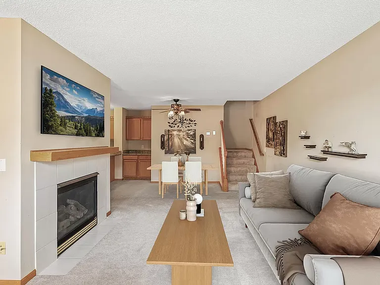 Living Room with Furniture (no longer has carpet)