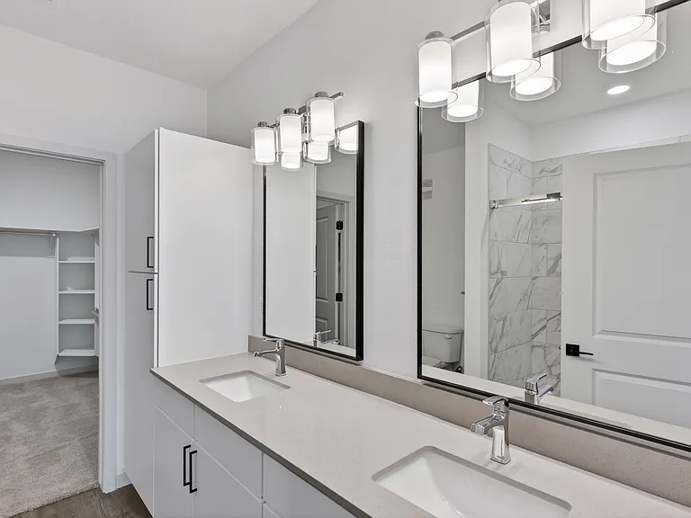 Refresh and recharge in a spa-inspired bathroom.