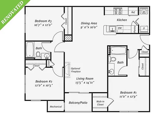 Floor plan C1-U