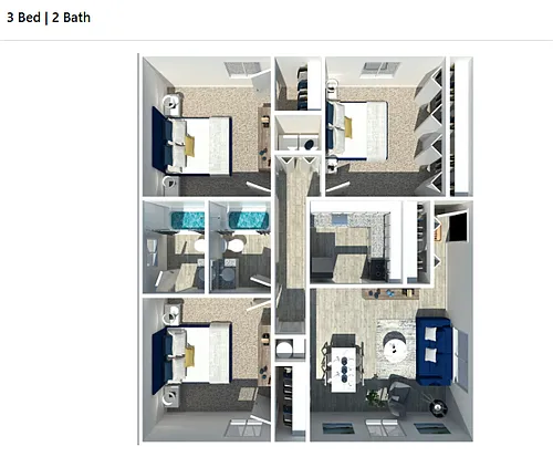 Floor plan 3 bedroom