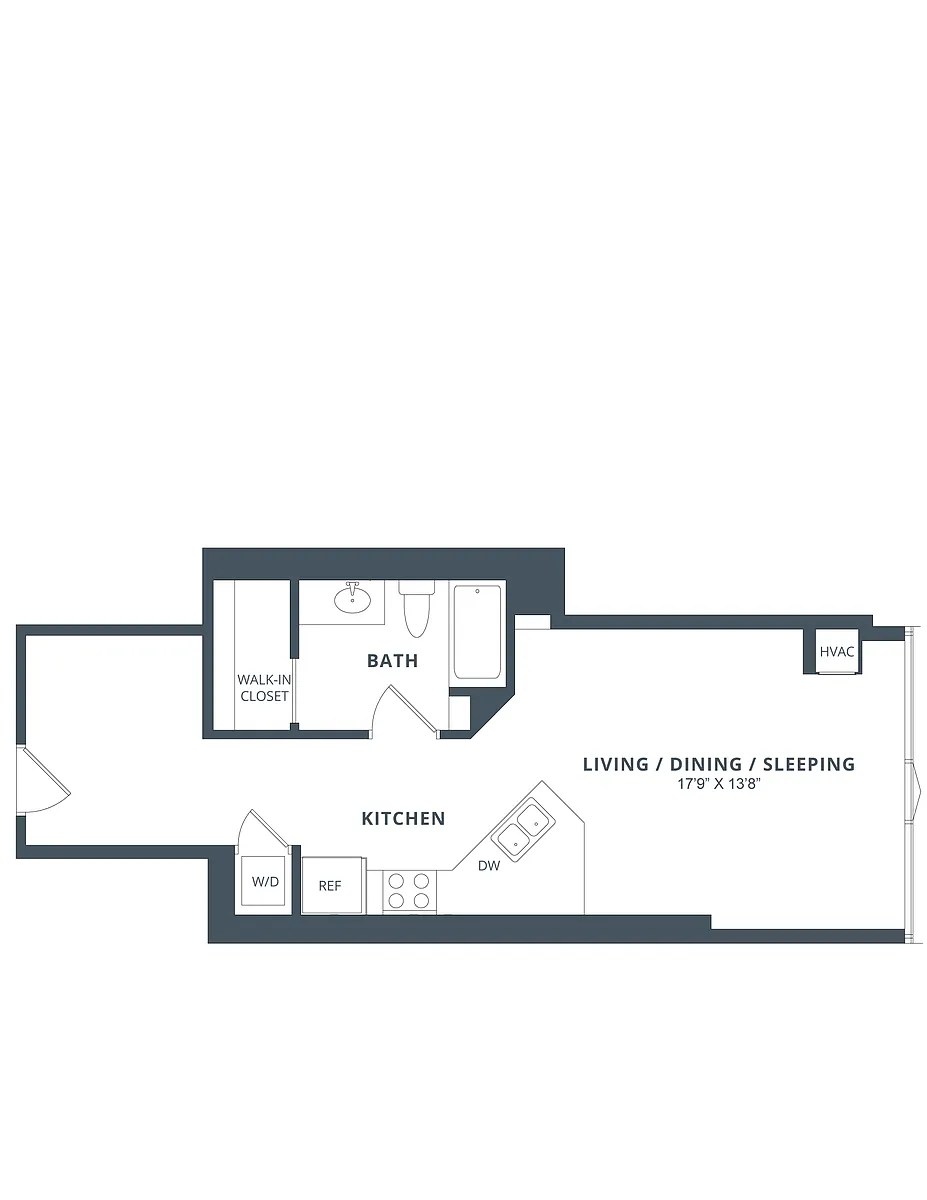 Floor plan Studio-S9