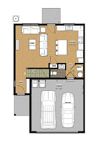 Floor plan Juniper (2-Story)