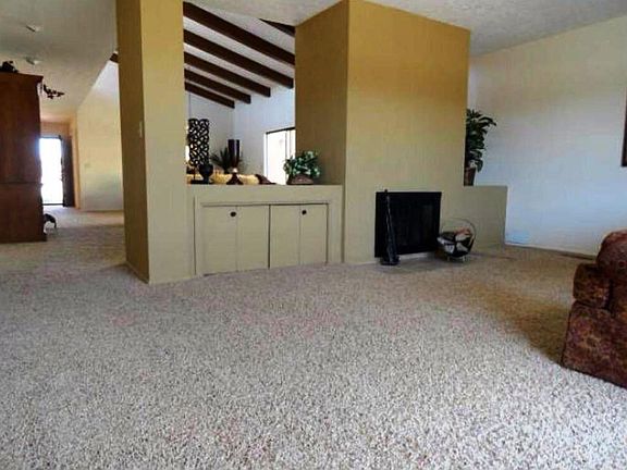 looking into living area