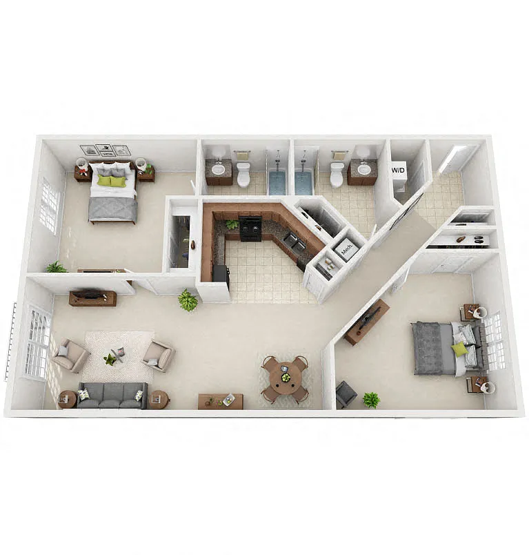 Floor plan 2-D1