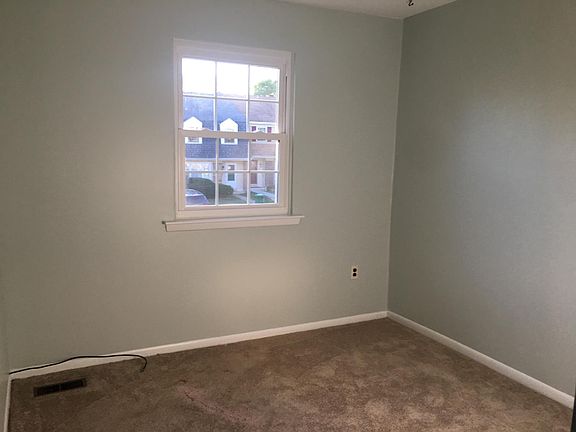 Freshly painted 2nd bedroom.