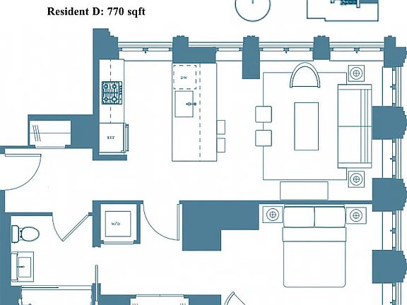 2nd image of 543 W 122nd St #7D