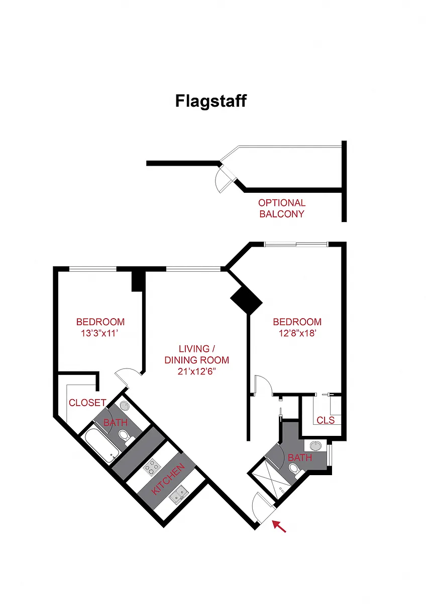 Floor plan Flagstaff
