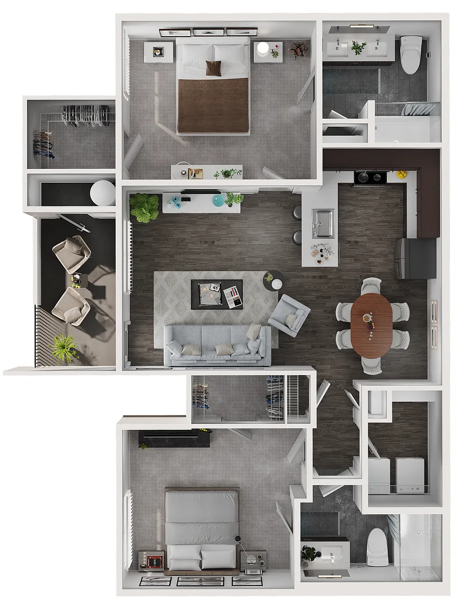 Floor plan 2X2D