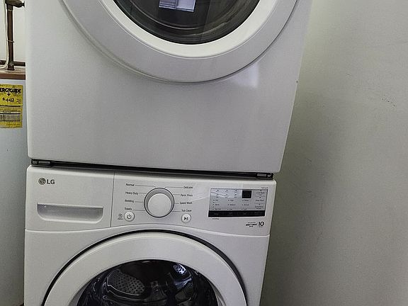 Washer and dryer