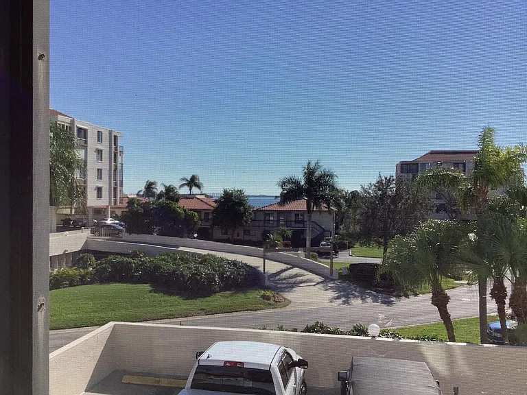 View from screened in balcony