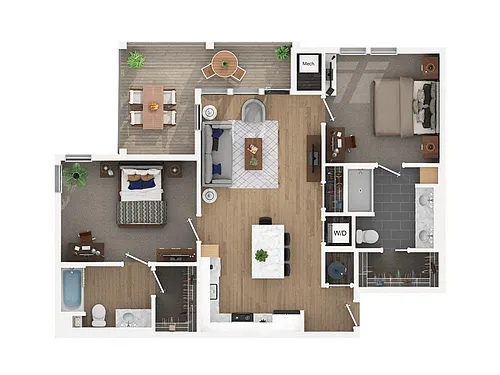 Floor plan B3