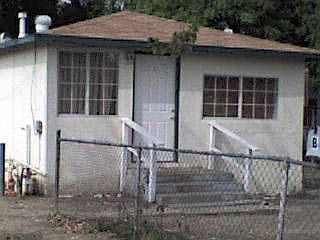 Closeup of front house