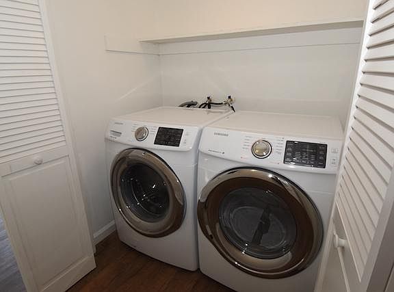 In-unit new front-loading laundry