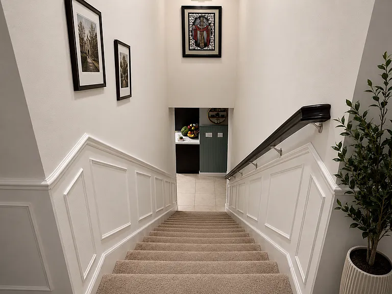 Stairs to second floor