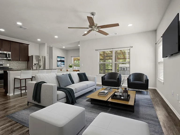VIRTUALLY STAGED LIVING ROOM