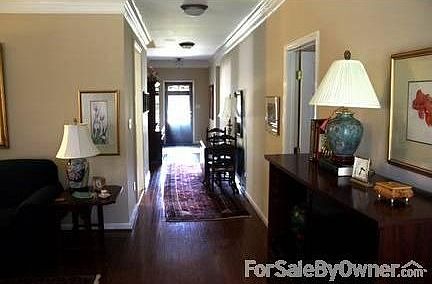 Hallway view from the den.