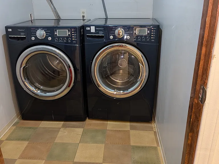 Laundry Room located on the Garden Level with Samsung washer and dryer