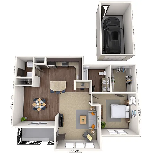 Floor plan Flax