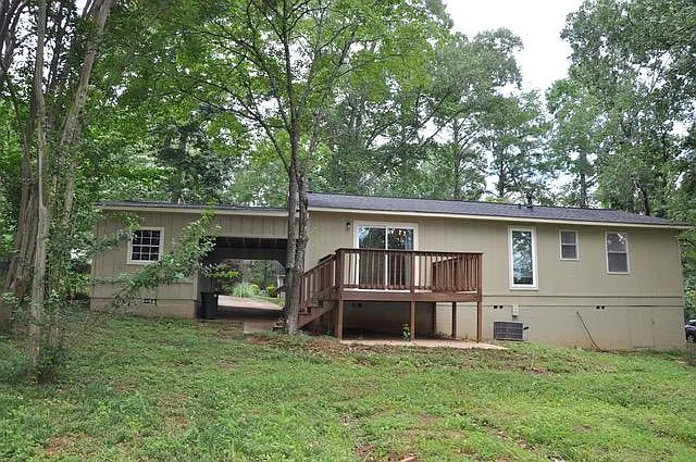 View of back of house