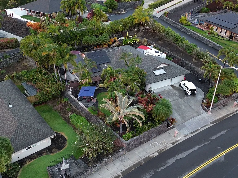 Aerial view of property