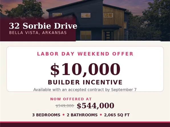 32 Sorbie Dr, Bella Vista, AR 72715