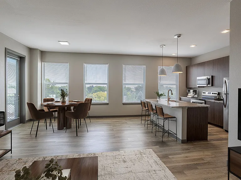 Open Floor Plan Living Area