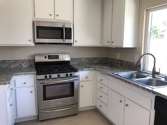 Kitchen with granite counters